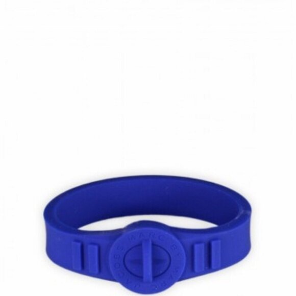 Marc by Marc Jacobs Mineral Blue Silicone Rubber Standard Turnlock Bracelet - Picture 1 of 7